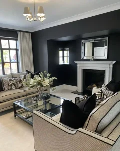 Classy Contrast with a Luxe Touch