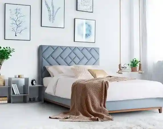 Modern Simplicity with Diamond Tufting