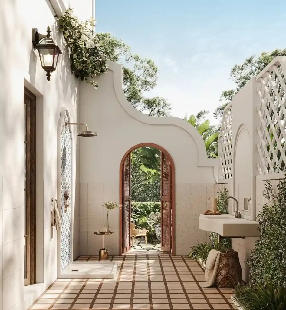 Farmhouse-Meets-Tropical Mix