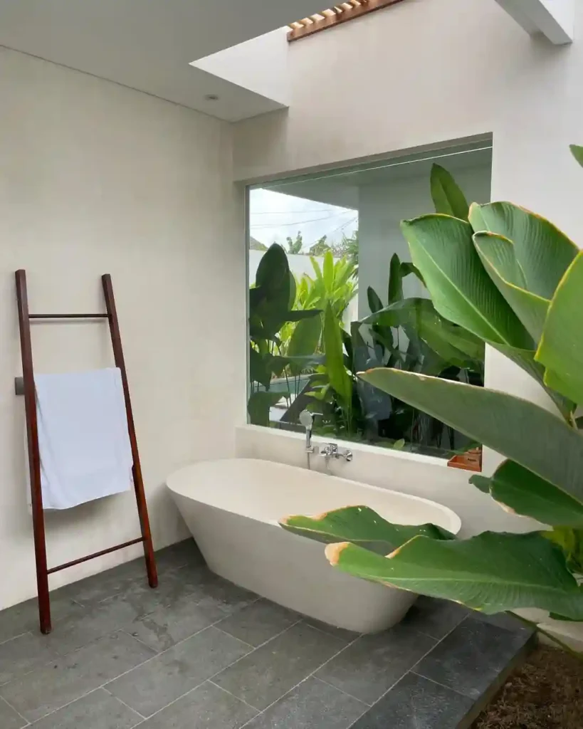 Leafy Window Tub Escape