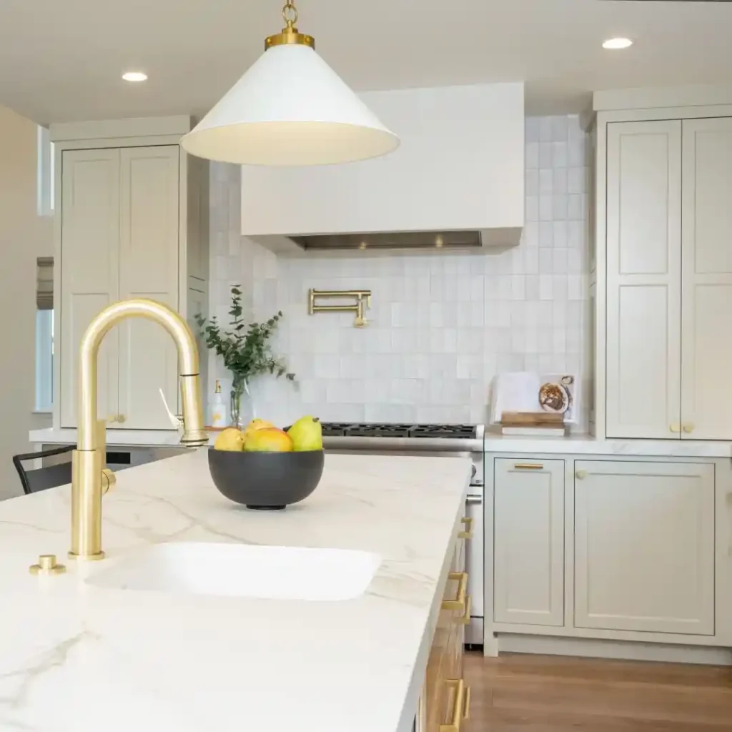 Light-Filled Kitchen with Zellige-Style Tile Backsplash