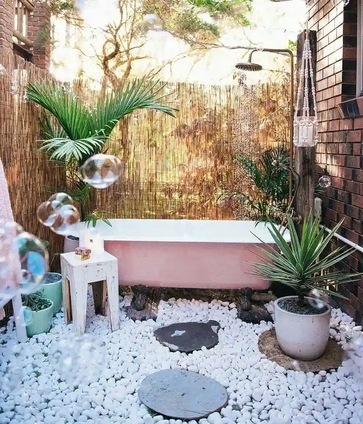 Tropical Oasis with Bubble Charm