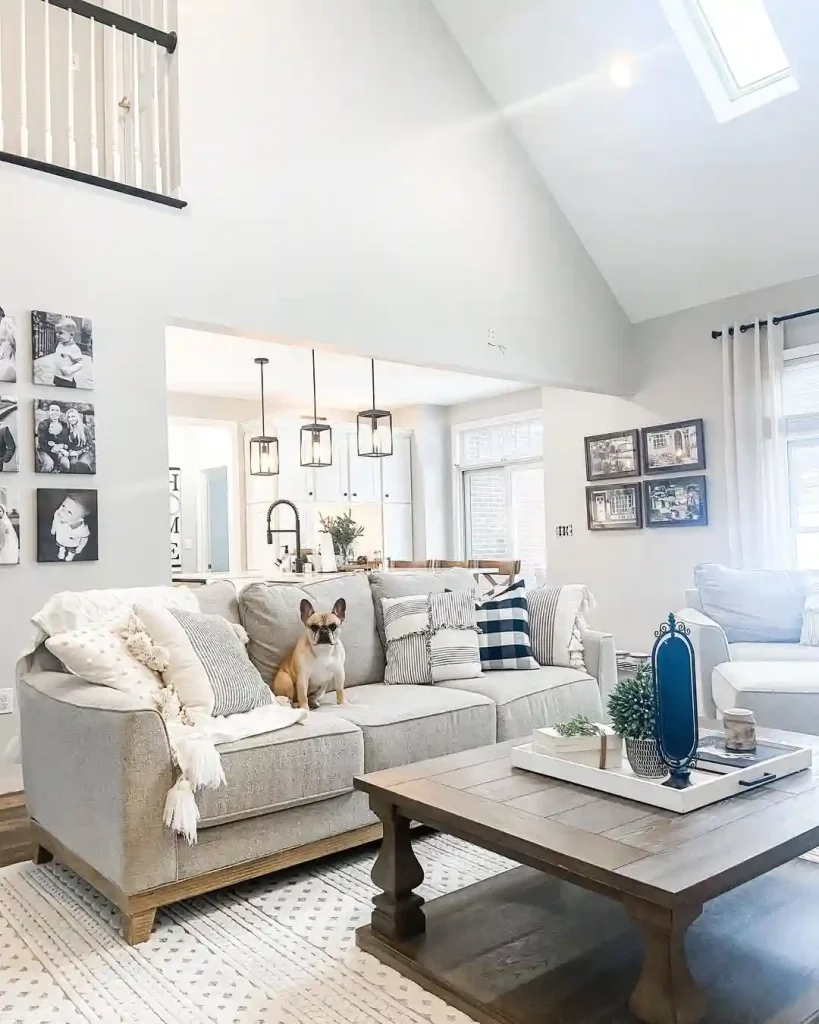 Bright Farmhouse Open-Concept Living