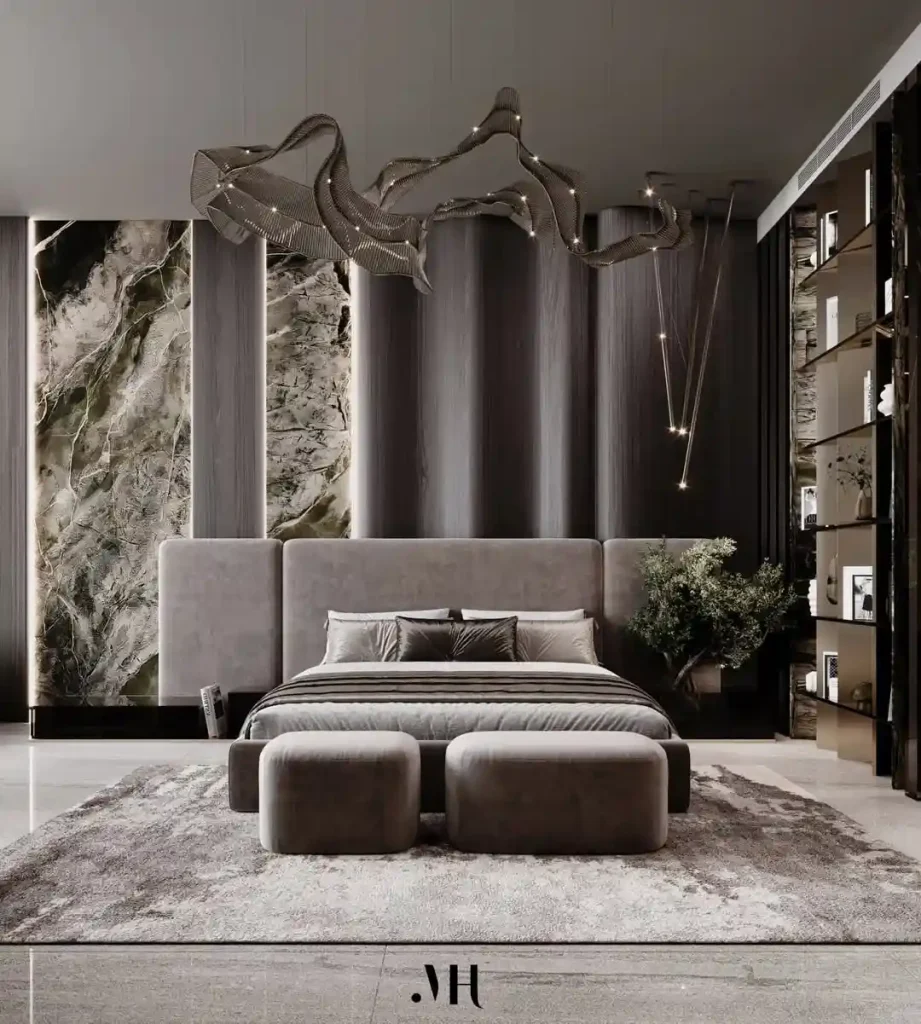 Marble Accents & Soft Geometry