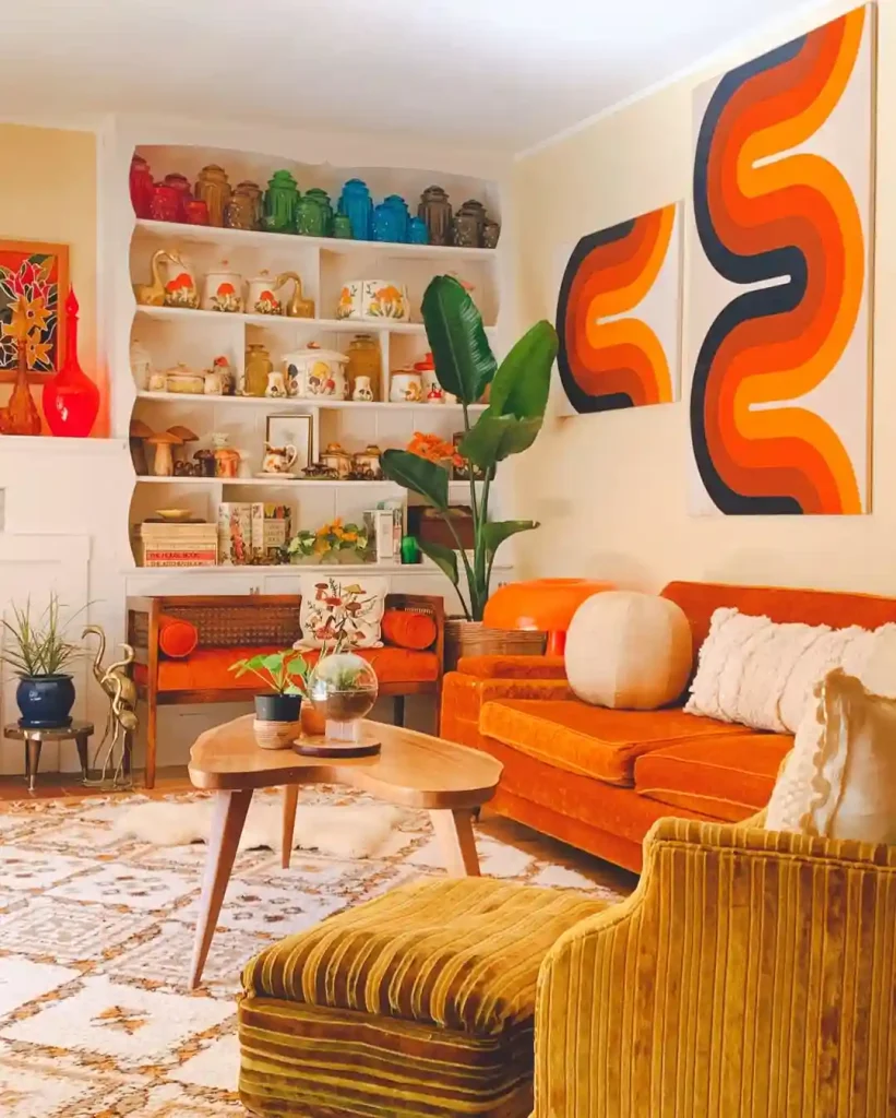 Boho Bedroom with Tapestry and Florals