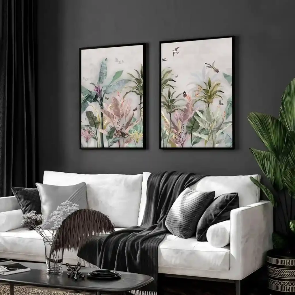 Tropical Wall Art with a Dark Twist