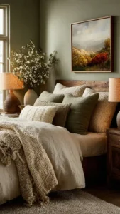 25 Olive Green Bedroom Ideas