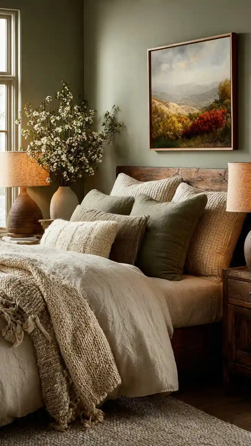 25 Olive Green Bedroom Ideas