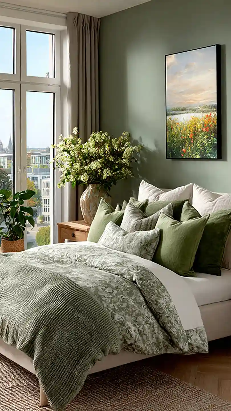 25 Sage Green And Grey Bedroom Ideas