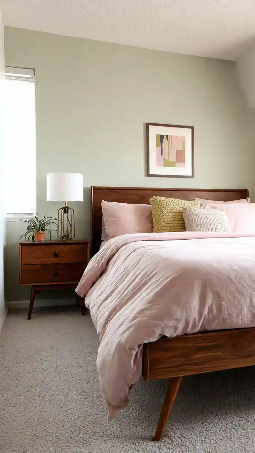 25 Sage Green And Pink Bedroom Ideas