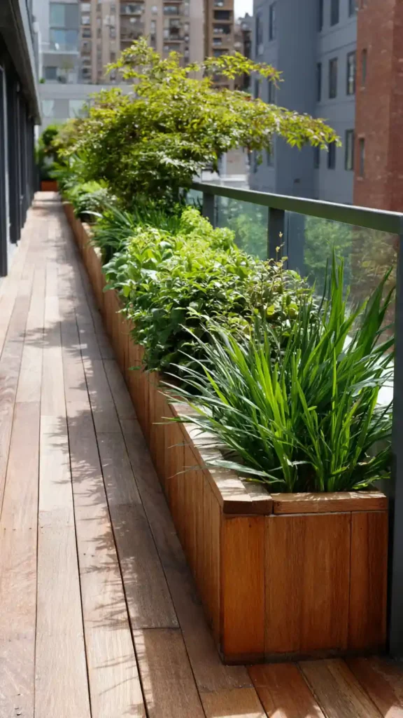 Compact Raised Bed Balcony