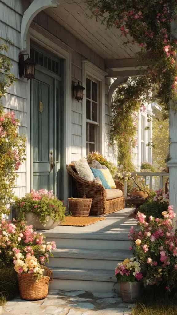 Cottage-Style Floral Overflow
