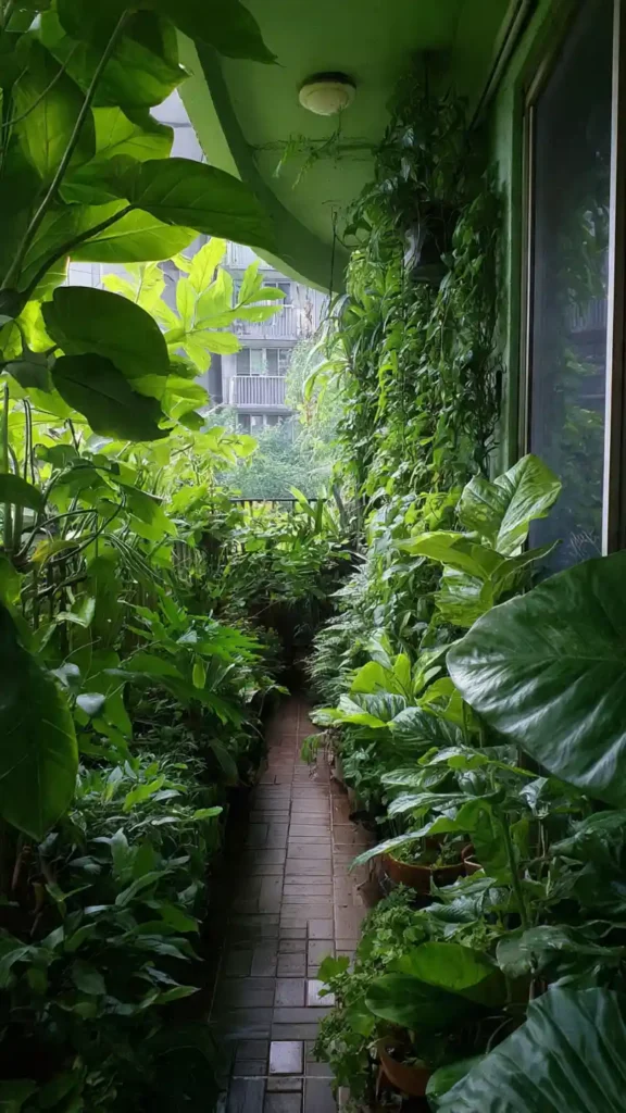 Cozy Apartment Jungle Balcony