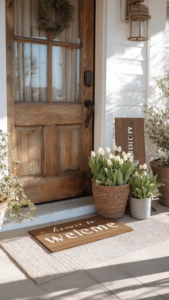 DIY Wooden Welcome Sign