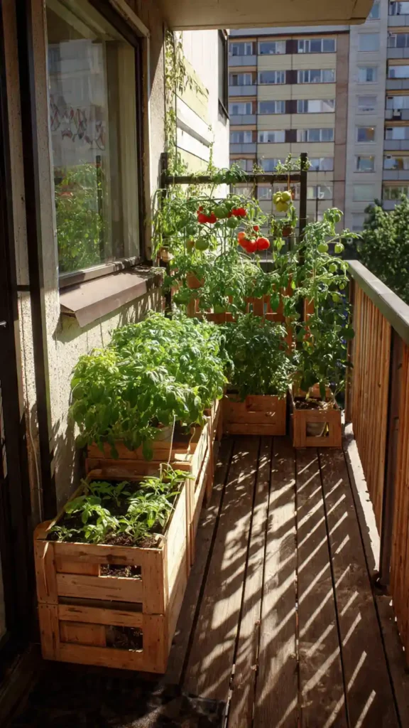 Edible Balcony Kitchen Garden