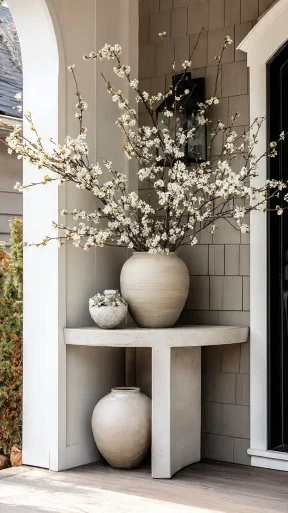 Half-Moon Entry Table Styling