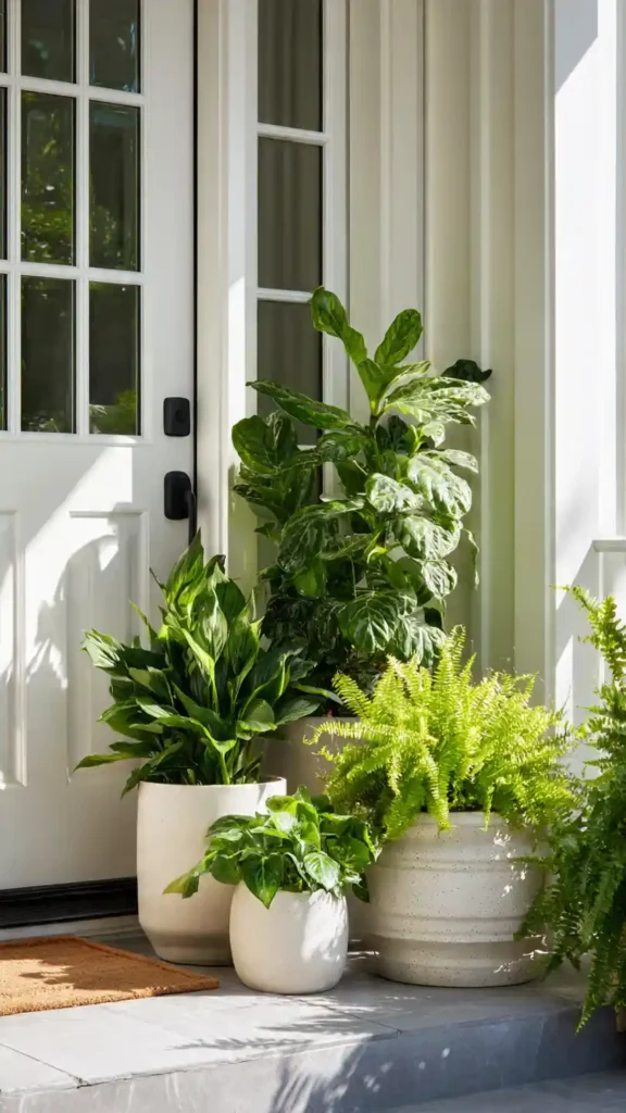 Layered Greenery-Only Porch