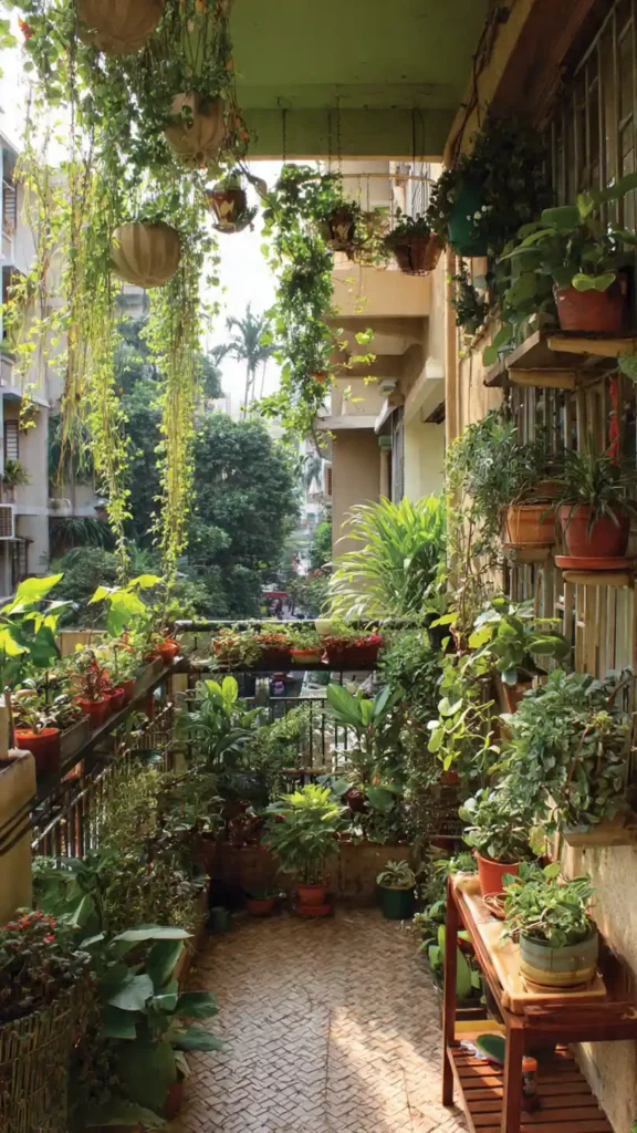 Layered Height Balcony Garden