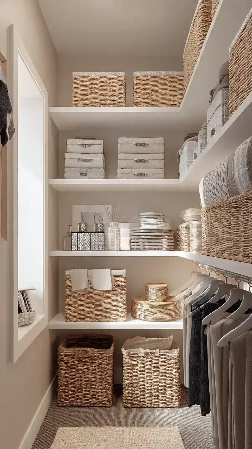 25 Small Walk In Closet Organization Ideas