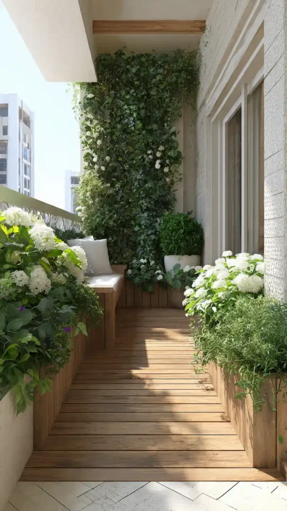 Narrow Balcony “Green Border” Design