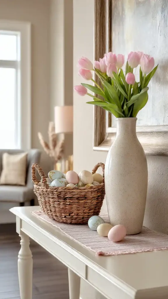 Pastel Easter Entry Console