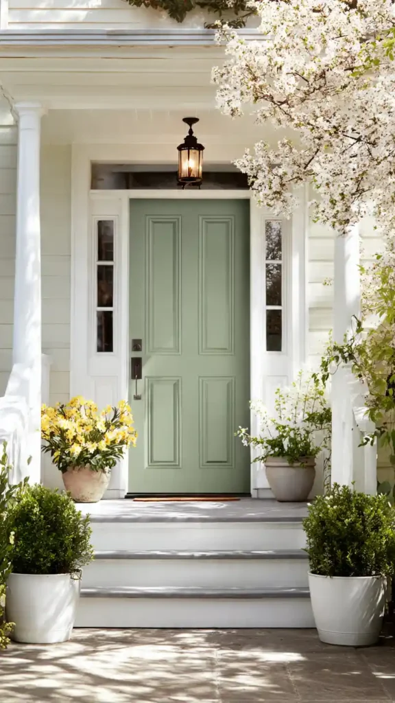 Soft Pastel Front Door Refresh
