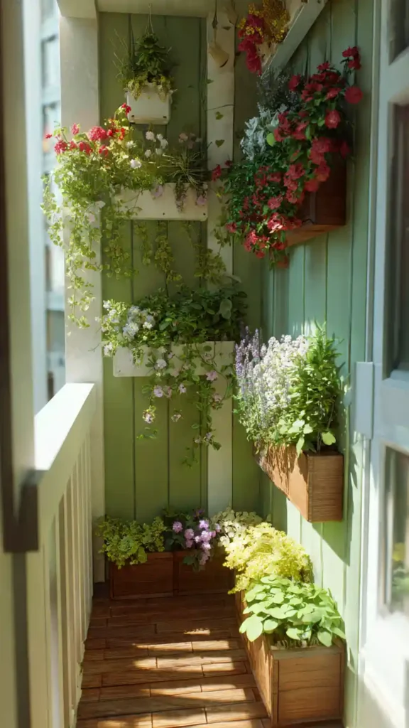Vertical Wall Planter Setup