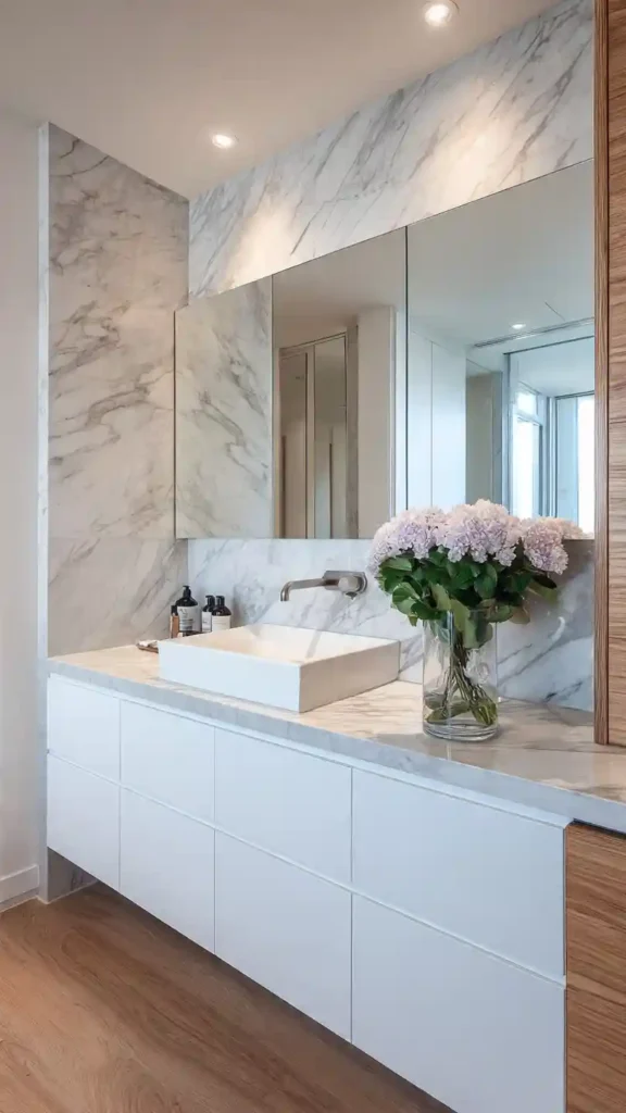 Frameless Minimal Bathroom Mirror
