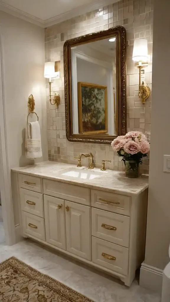 Vintage Style Bathroom Mirror