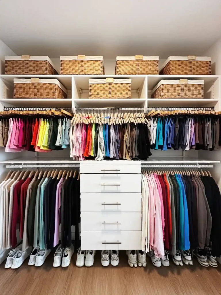 Color Coded Closet