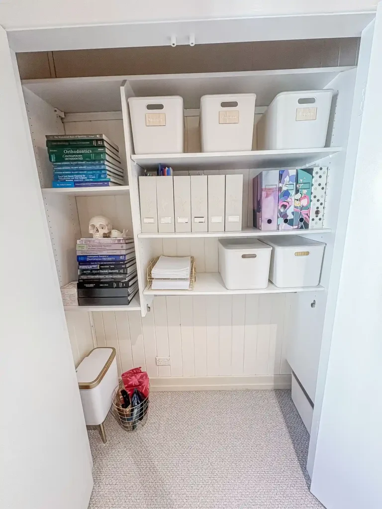 Labelled Storage Boxes
