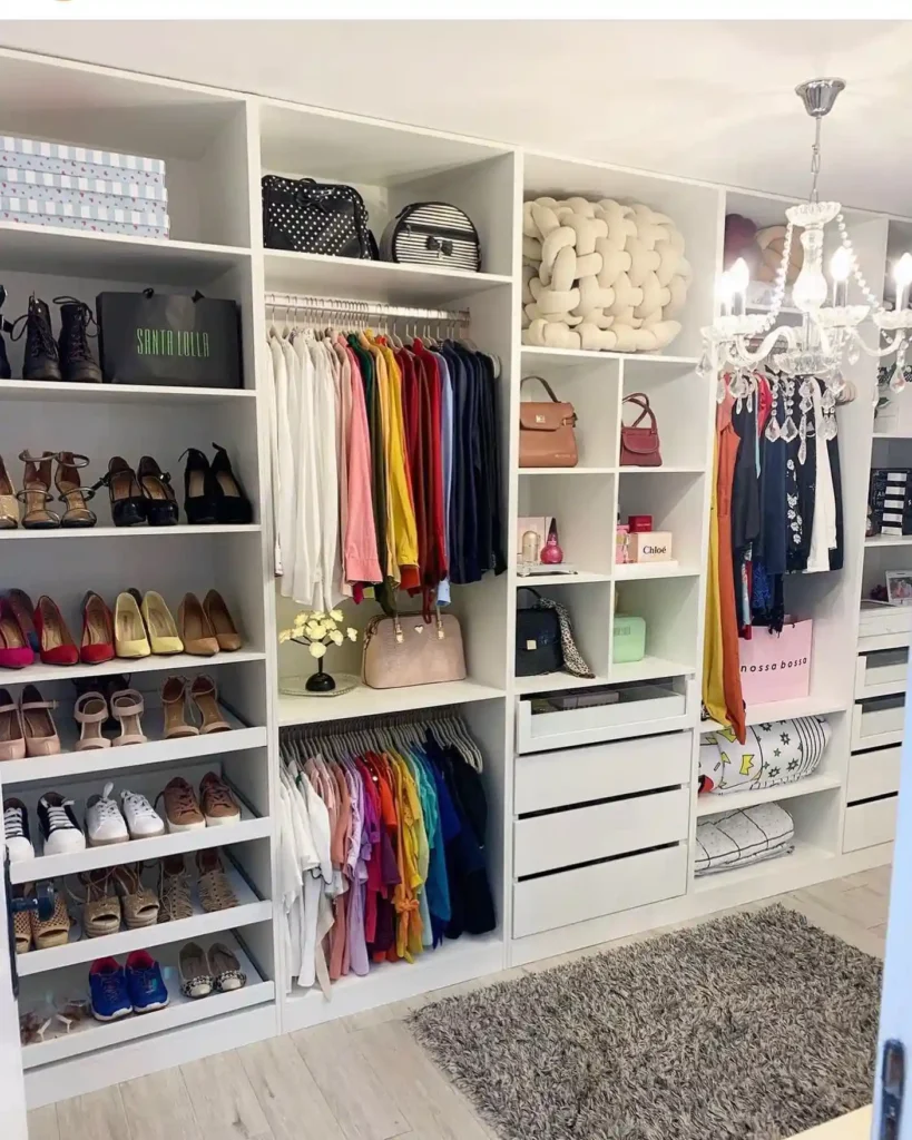 Open Closet Layout