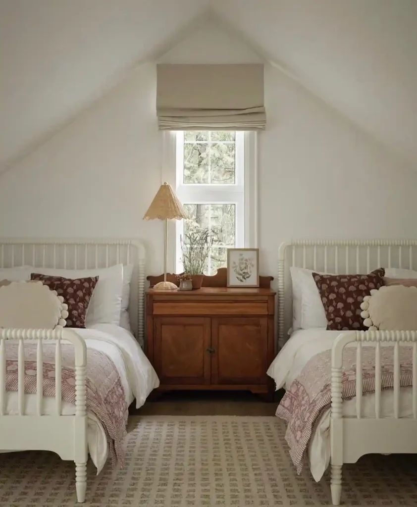 Soft Vintage Rustic Bedroom