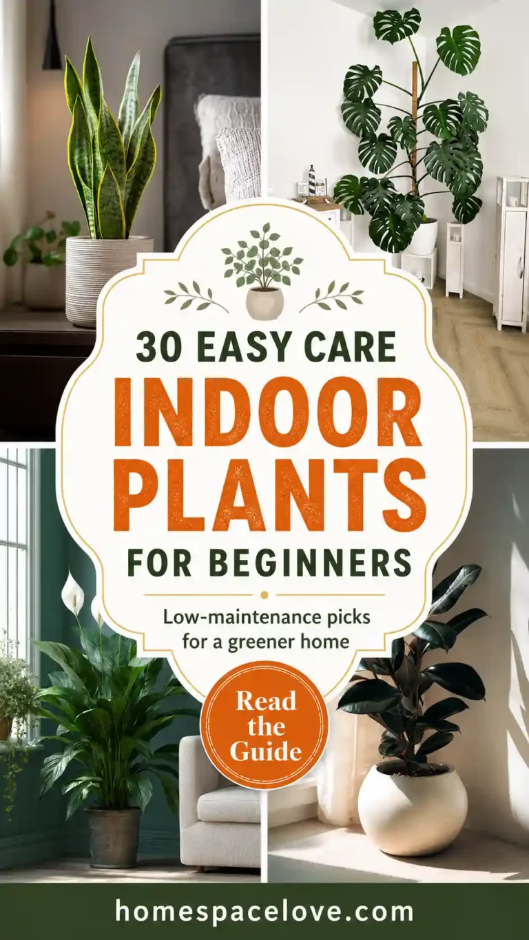 30 Easy Care Indoor Plants for Beginners
