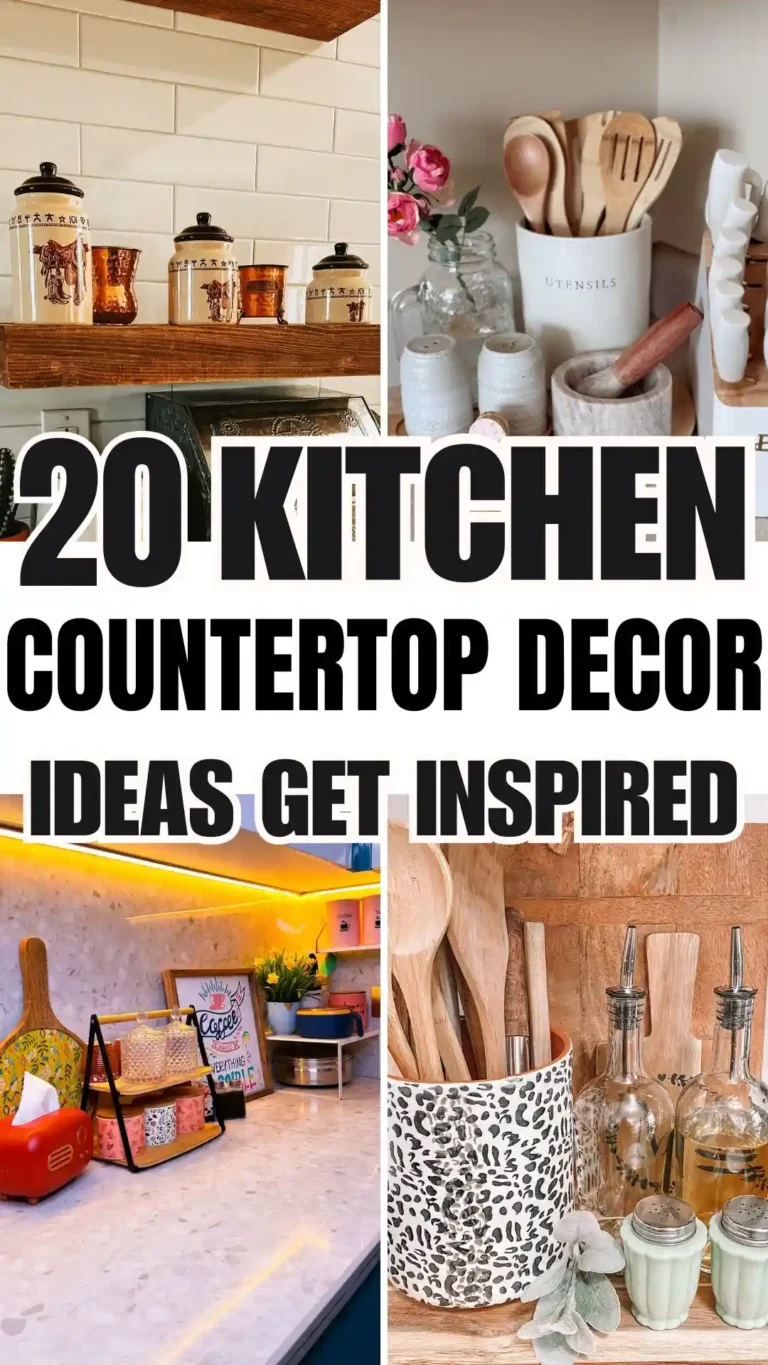 20 Kitchen Countertop Decor Ideas